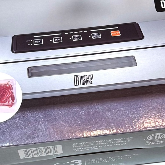 Robert Irvine DIGITAL VACUUM SEALER - Picture 2 of 3